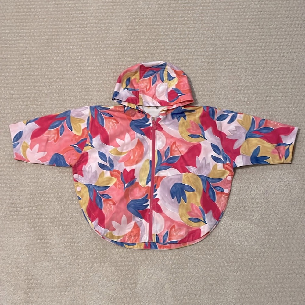 Carters 3T Rain-Resistant Floral Jacket